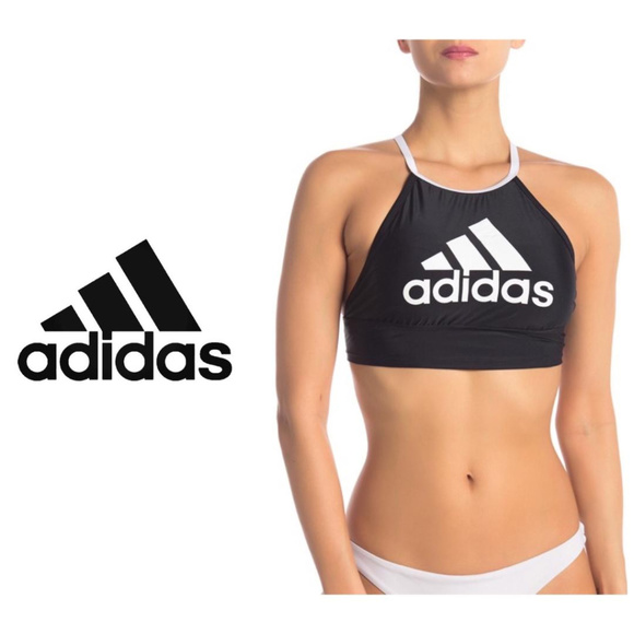 adidas Other - SOLD adidas Womens Strappy Back Black White Bikini